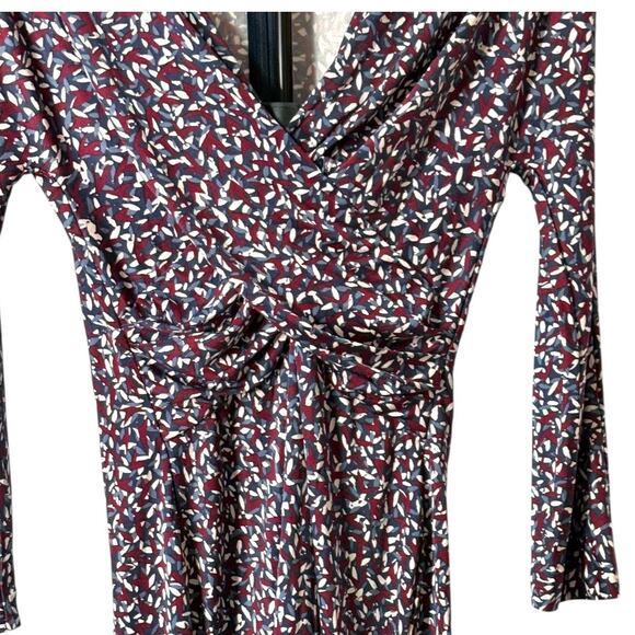 Tory Burch Midi Wrap Dress - 3/4 Sleeve - Silky Smooth - XS - Like New - Picture 9 of 11